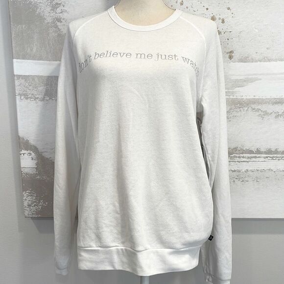 don’t believe me just watch sweatshirt Joan Smalls x True Religion - Picture 1 of 6